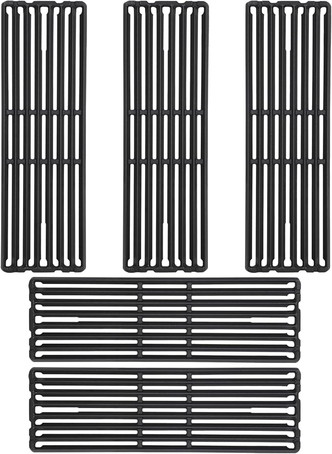 Hiorucet Grill Parts for Broil King 9561-54, 9561-57, 9561-64, 9561-67, Imperial XLS, Regal 420, Regal 440, Regal 490, Regal 590, Regal 590 Pro, Regal 625, Cast Iron Grill Grates for Broil King Parts