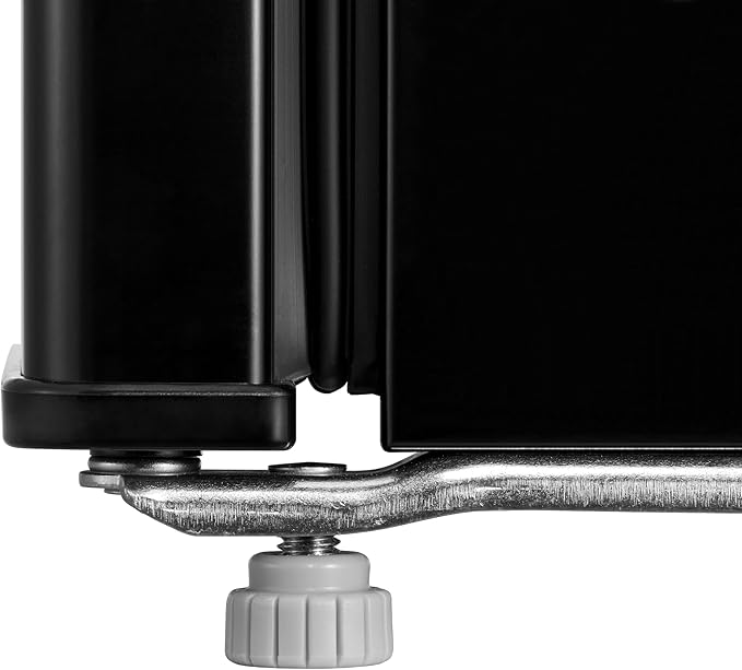 Emerson CR2700B-A Compact Refrigerator 2.7 Cu Ft, ENERGY STAR Mini Fridge with Adjustable Thermostat, Reversible Door, Glass Shelves, Manual Defrost, Black