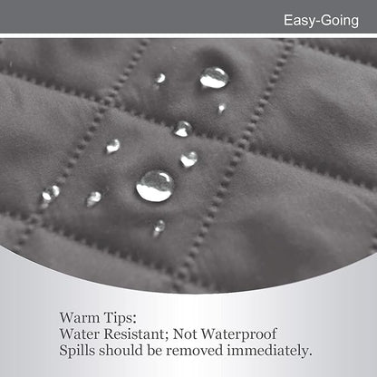 Easy-Going Reversible Couch Cover, Oversized Chair, Gray/Gray | Machine Washable Slipcover For Dogs, Water Resistant Furniture Mat For Living Room, Non-Slip Sofa Cover, Pet Friendly