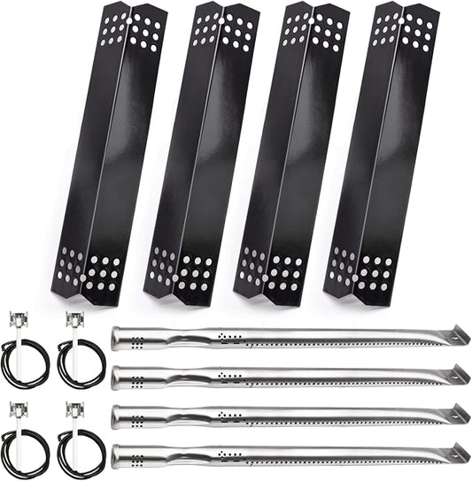 Replacement Parts for Nexgrill 720-0925P 720-0925 720-0882A 720-0896 720-0896B 720-0896E, 4 Pack Burner Tubes, Ignitors, Flame Tamers Replacement for Nexgrill 720-0925P 4 Burner Gas Grill