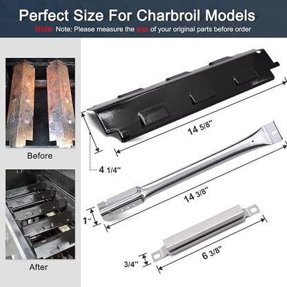 Criditpid Grill Parts Kits Compatible for Charbroil 463230515, 463230514, 463239915, 463230513, 463230512, 463230511, 463230510, C-69G5, 463235513, 463235214, 463235513 Char-Broil 6 Burner Grill