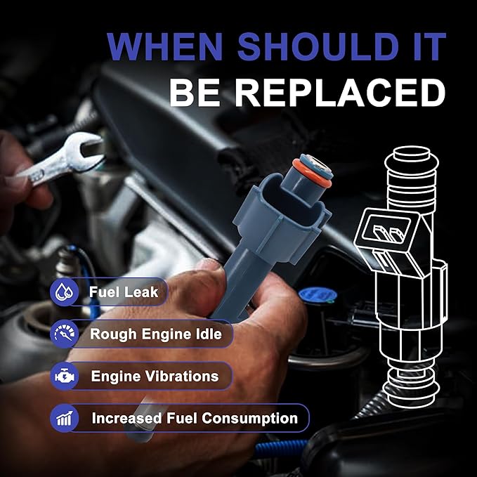 HiSport 4 PCS Fuel Injectors 23209-39195 Compatible with Toyota 1.8L Prius V Plug-In Prime 2010-2015 Replacement for Lexus CT200h 2011-2015,12 Holes
