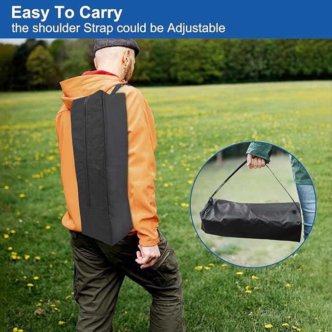 Grilling Bags, Storage and Transport Backpack, Oxford Cloth for Grill Utensils, Foldable for Camping and Hiking BBQ