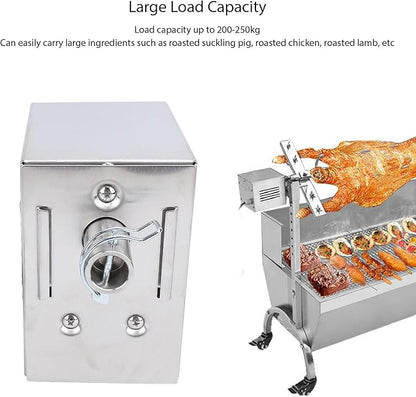 Yosoo Electric Rotisserie Motor, Stainless Steel 45W Grill Electric Rotisserie Motor for Pig Goat Chicken Roaster BBQ 45W Grill Motor Grill Electric Replacement Rotisserie Motor Grill Rotisseries
