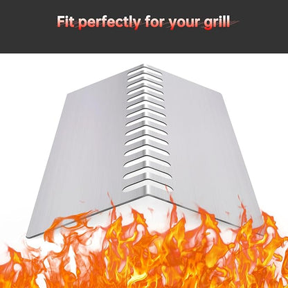 16516 16631 16520 Grill Burner for 4 Burners Bull Grill Replacement Parts Angus 47628, 47629, Steer Premium 69008, 69009, Outlaw 26038, 26039, Cal Flame G3 G4 P4, Grill Heat Plates Accessories