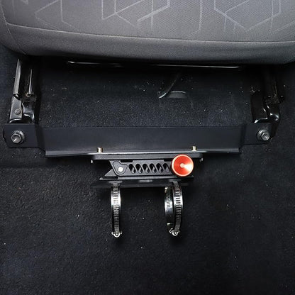 Quick Release Adjustable Aluminum Fire Extinguisher Holder Mount Bracket Compatible with Toyota Tacoma 2023 2022 2021 2020-2016, Aluminum Car Seat Fire Extinguisher Bracket, 3rd Gen Tacoma Accessories