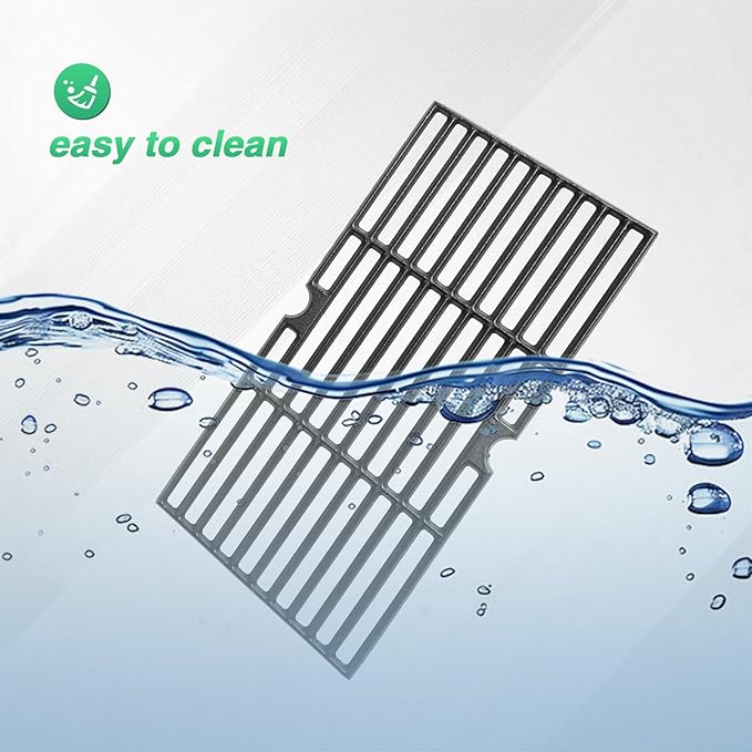 Cast Iron Grill Grates for Charbroil Advantage 4 Burner 463344116 463370719 463343015, 16 15/16" Cooking Grids Grill Grates Replacement for Advantage 2 Coal Parts 463340516 Gas Grill