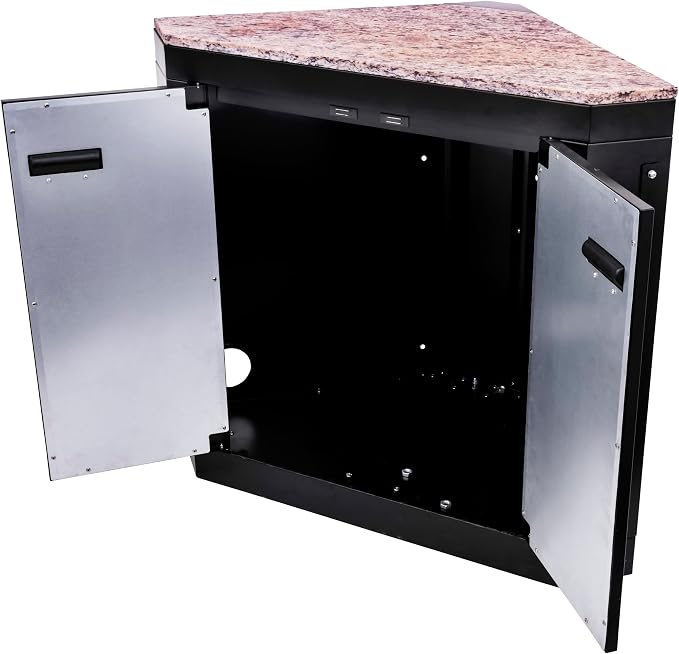 Charbroil Medallion Series Modular Outdoor Kitchen Corner, Black - 463246718