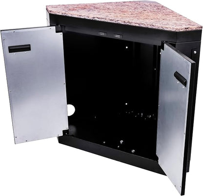 Charbroil Medallion Series Modular Outdoor Kitchen Corner, Black - 463246718