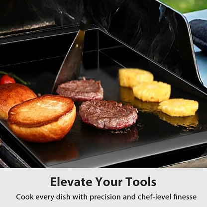 Ceramic Grill Griddle Insert for Weber 7599 Genesis II 300 600 and Genesis 300 2025+, Easy-Check Fit Accessory for Outdoor Cooking or Use