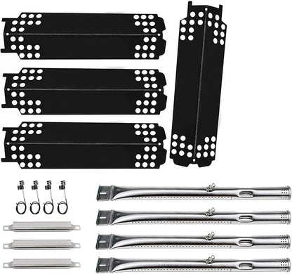 Grill Replacement Parts for Charbroil 463436215, 463436214, 463436213, 467300115, 463234413, 466342014 Gas Grills, Grill Burner Pipe Tube, Heat Plate Tent Shield, Carryover Tube, Grill Igniter