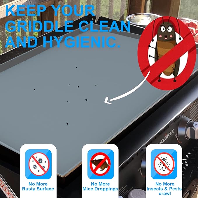 22" Silicone Mat for Blackstone Griddle Top, 100% Silicone Protective Mat Cover for Blackstone Grill