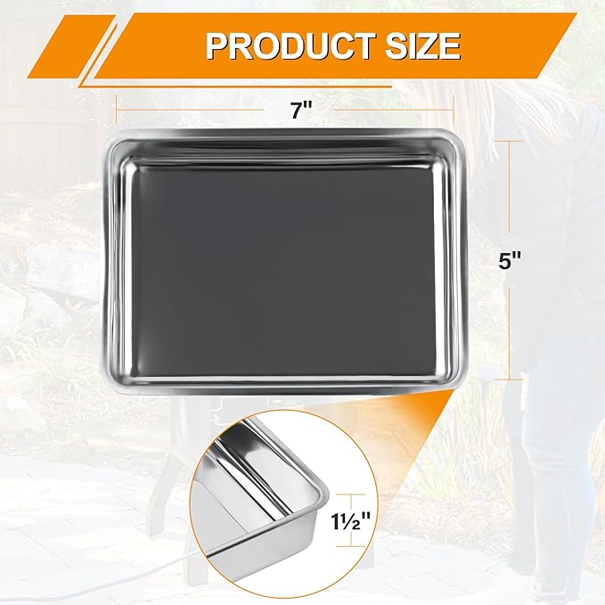 Water Bowl Replacement Parts for Masterbuilt 30 inch Electric Smoker, 9007090067 Water Pan Parts for 20070111, 20070210, 20070410, MB20070210, MB20077618, MB21071012, 20070712, 20074516, 20070610R