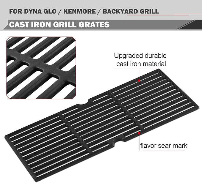 DGH474CRP DGF493BNP Grill Grates Replacement Parts for Dyna Glo Grill Parts DGB495SDP-D Kenmore Grill Grates Parts 146.23678310 Backyard Grill Replacement Parts BY13-101-001-12 Cooking Grates Parts