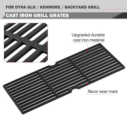 DGH474CRP DGF493BNP Grill Grates Replacement Parts for Dyna Glo Grill Parts DGB495SDP-D Kenmore Grill Grates Parts 146.23678310 Backyard Grill Replacement Parts BY13-101-001-12 Cooking Grates Parts