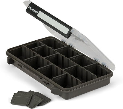 Plano StowAway 3600 Stow Tackle Box with Corrosion-Preventive Rustricor, Single Latch Design, Transparent DuraView Lid, Stackable Storage for Fishing Bait, Lures and Gear