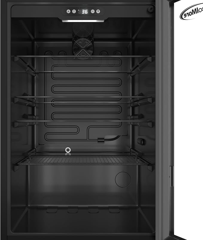 KoolMore 20 Inch Beverage Refrigerator, 4.5 Cu. Ft. Fridge Cooler, 120 Can Glass Door Drink Fridge for Dorm, Bedroom, Office, Bar, Retail Display, ETL Listed
