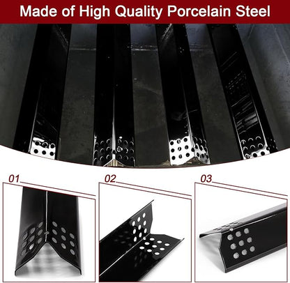 Hiorucet Grill Parts for Kitchen Aid 720-0954 720-0954L 720-0954A 720-0733 720-0733A 730-0733 730-0733A 740-0780 750-0780 740-0781, Heat Plates Grill Burners Igniters for Kitchen Aid 4 Burner Grill