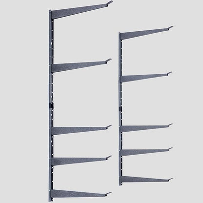 Delta Heavy Duty Lumber Storage Rack Cycle, Holds Up to 800 lbs - Easy to Install Wood Storage Rack with Fully Adjustable Arms - Steel Construction Storage Solution for Garage, Basement & Pantry