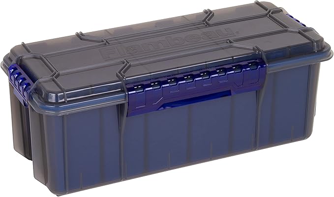 Flambeau Outdoors Zerust MAX Waterproof Crank Bank | 24 Removable Zerust Anti-Corrosion Cups, Individually Protect and Store Crankbaits, Jerkbaits, Jointed-Baits, Poppers, 14" x 6.4" x 5.3"