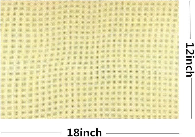 WAZAIGUR Placemats,Easy to Clean Crisscross Woven Vinyl Place Mats Durable Non-Slip Heat Resistant Table Mats,Placemats for Kitchen Table Set of 6,Yellow