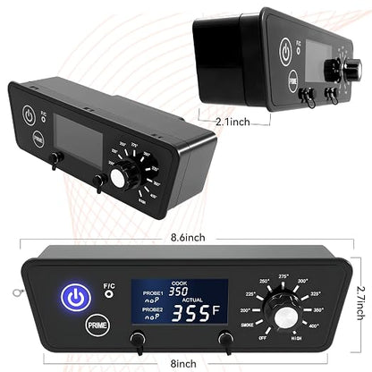 Digital Trapezoid Grill Controller Kit Thermostat Controller Board Replacement Parts Compatible with Pit Boss Vertical Pellet Smoker Copperhead 3/4/5/7 Series & 5-Series Copper-Walmart PBV5PW1