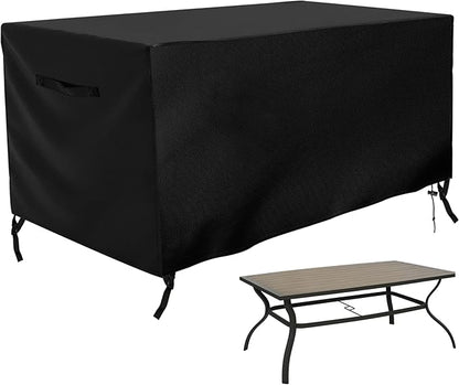 Outdoor Waterproof Grill Table Cover, 60 Inch Rectangle Patio Dining Table Covers Outdoor Heavy Duty Waterproof Patio BBQ Grill Stand Cover(61"Lx 39"W x 28"H)