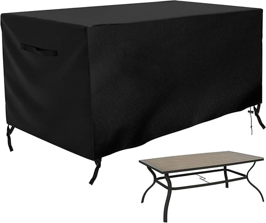 Outdoor Waterproof Grill Table Cover, 60 Inch Rectangle Patio Dining Table Covers Outdoor Heavy Duty Waterproof Patio BBQ Grill Stand Cover(61"Lx 39"W x 28"H)