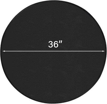Fire Pit Mat, 36" Round Silicone Glass Fiber Fireproof Mat for Grilling, Patio, Camping - Heat Resistant & Portable Design