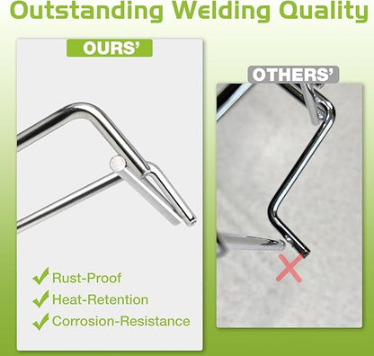 65054 Warming Rack for Weber Genesis 300 Series (2007-2016) E310 E320 E330 S310 S320 S330 Gas Grill Replacement Parts 81323 62749 Stainless Steel