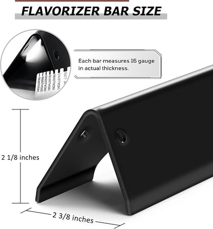 66033 66797 Flavorizer Bars 17” Replacement Weber GS4 Genesis II 400 Series, E-410 E-435 S-410 S-435 SE-410 Grill Parts, Genesis GS4 II LX E/S-440 Parts, Porcelain-enameled Flavor Bars, 7 Pack