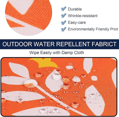 NettyPro Outdoor Cushion Slipcovers Set 4, Waterproof Patio Chair Seat Cushion Slip Cover, Replacement Cover Only, 20 x 18 x 4 Inch