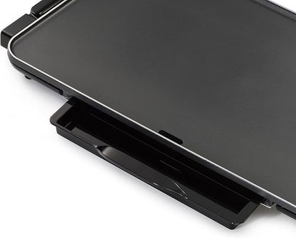 Presto 07072 22-Inch Extra Large Griddle, 22"x 13", Low Profile Design, Ceramic Nonstick, Black