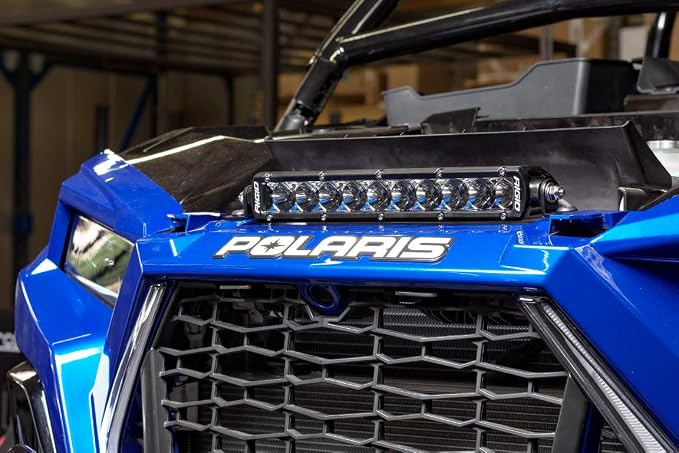 UTV INC 2019 + Polaris RZR XP Turbo & Turbo S 10” Single Row Hood Grill Led Light Bar Mounts