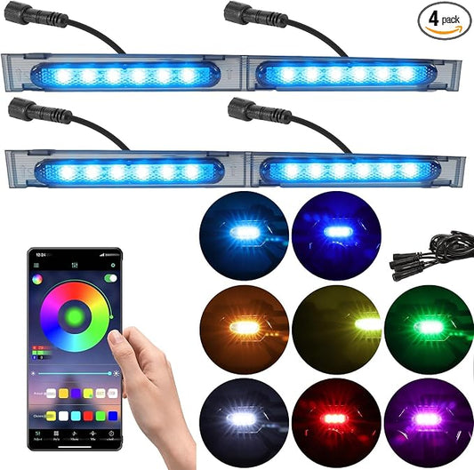 RGB Front Grills Led Lights for 2025 2026 Toyota 4Runner SR5 | 6th gen Grill Grille Light Accessoris (For SR5 only )
