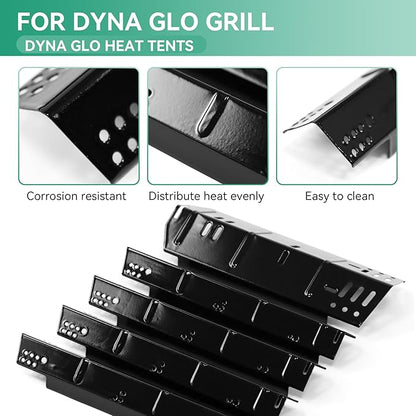 DGH474CRP Heat Plate Grill Replacement Parts for Dyna-Glo 5 Burner DGH474CRP, DGH485CRP, 4 Burner DGH450CRP, Heat Shield for Dyna-Glo 3 Burner DGH373CR Grill, 70-02-411 70-02-412 Heat Tent