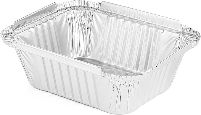 TYH Supplies 60 Pack Small Aluminum Drip Pan Liners for Napoleon 62007 – Bulk Disposable Grease Pans for Prestige, PRO, Mirage, Ultra Chef BBQ Gas Grills, Smokers & Griddle Accessories