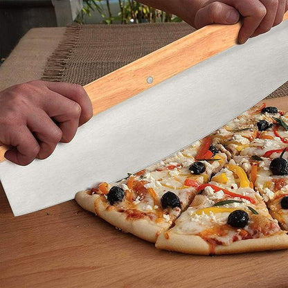 5 PCS Round Pizza Stone Set, 13" Pizza Stone for Oven and Grill with Pizza Peel(OAK),Serving Rack, Pizza Cutter & 10pcs Cooking Paper for Free, Baking Stone for Pizza, Bread | Complete baking stone set:13'' pizza stone, pizza peel, serving rack, pizza ...