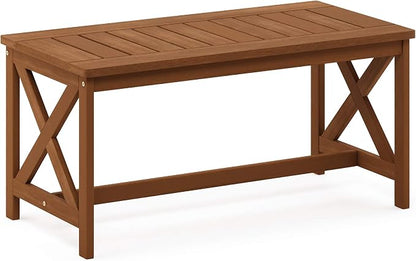 Furinno FG18111 Tioman Coffee Table, X-Leg, Natural