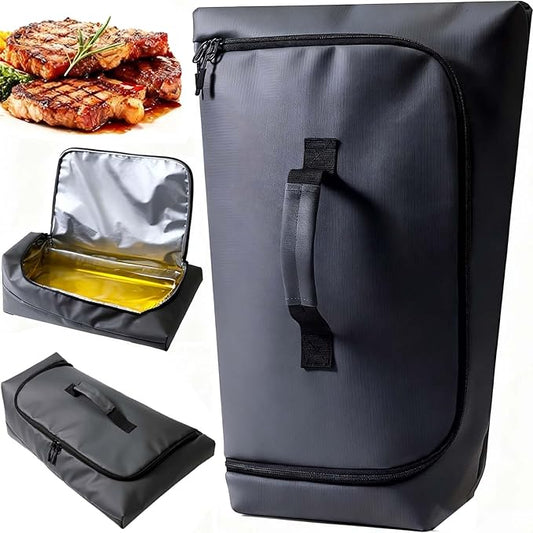 270° Opening BBQ Blanket for Resting Meat, Insulated Leak-Proof Meat Resting Bag for Brisket Turkey Pork, Smoker Accessories for Camping Kitchen Party, Anniversary Birthday Gift for Men Dad Husband