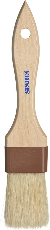 SPARTA Kitchen Basting Brush – 4037300 Basting Brush for Cooking Flat Boar Bristle Brush, Hardwood Handle for Kitchens, Restaurants, Catering, High Heat Food Prep, 1.5in