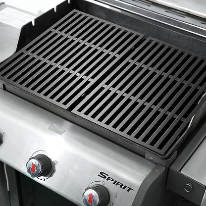 Spirit E310 Grill Parts Replacement Kit, 7636 Flavorizer Bars & 7638 Grates for Weber Spirit & Spirit II 300 Series E310 E320 E330 S310 S320 S330 (Front Control), 15.3" Heat Plates, 17.5" Grates