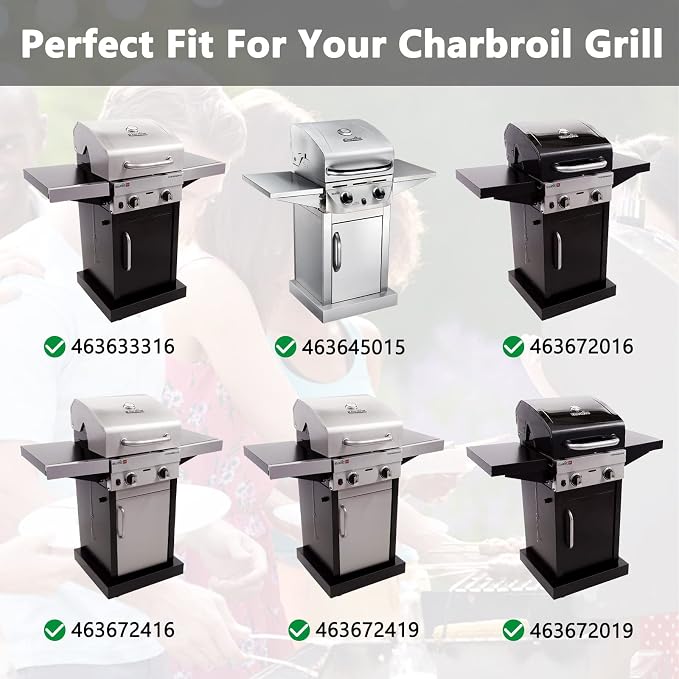 Repair Kit for Charbroil 463633316 463645015 463672016 463672416 463672419 463672019 463672216 463672219 Grill Parts, for Charbroil Performance Tru‑Infrared 2-Burner Gas Grills