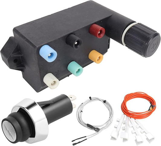 SafBbcue 66356 Grill Igniter Kit for Weber Genesis II 610 Series Gas Grills (2017 & Newer)- Fits E-610, Replaces 63010001, 68010001, Ignition Kit for Outdoor BBQ Parties