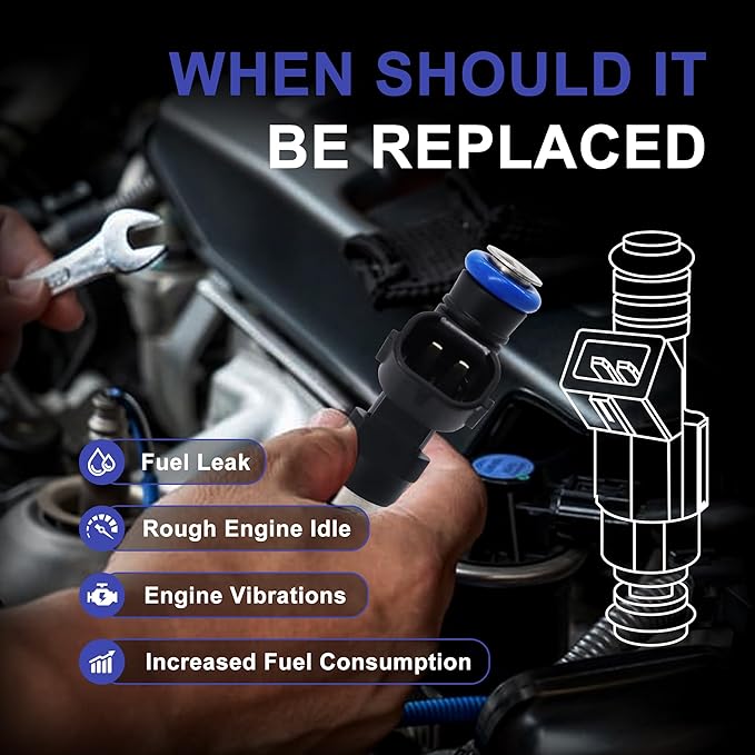 HiSport Fuel Injector 1PC 0280158130 2.5L Compatible with Nissan Altima 2007-2013,Rogue Select 2014-2015,Sentra 2007-2012,Rogue 2008-2013