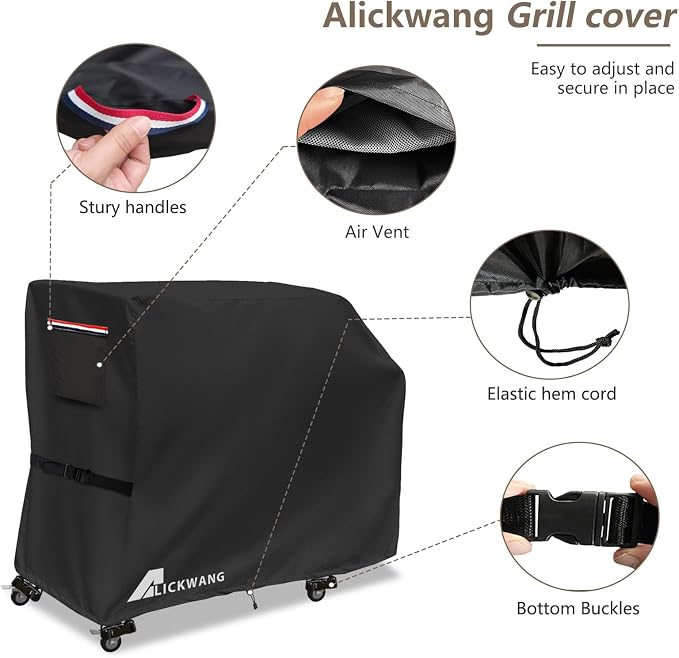 Griddle Cover for Blackstone E-Series 2-Burner 22" Electric Tabletop Griddle with Prep Cart,600D Waterproof Fade-Resistant Protective Cover for Blackstone 22 Inch Tabletop Electric Griddles,Black