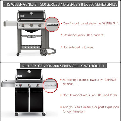 Genesis ii Flavorizer Bars Heat Deflector Replacement Parts for Weber Genesis II Grill Parts GS4 66032 66795 Flavor Bars Weber Genesis II 300 Series ii E-310 E310 ii E-315 ii E-335 ii S-335 ii se-335