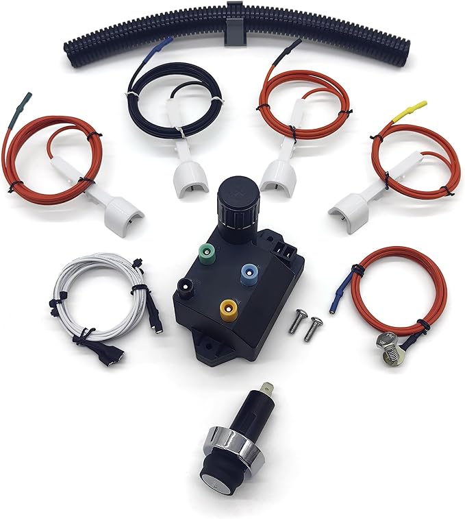 66354 & 66355 Universal Igniter Kit for Weber GS4 Genesis II 310/315 & 410/415 Part, 4-Outlet Ignition System for Weber Genesis II GS4 Grill Part, as E/S-310 315 410 415 Grill Starter Replacement Part
