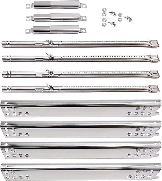 Yiming Grill Replacement Parts for Charbroil Advantage Series 4 Burner 463344015 463343015 463433016 463240115 463240015 463432215 Gas Grills, Burner Tubes, Heat Plates, Carryover Tubes.