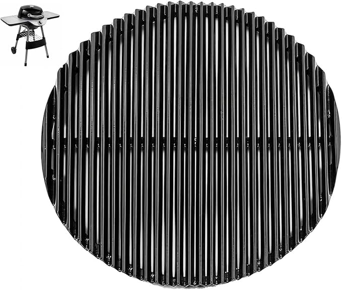 17 1/2" Porcelain Steel Cooking Grate Replacement Parts for Charbroil TRU Infrared Patio Bistro Electric Grill 20602109 20602107 20602108 20602107-01 Charbroil Grill Replacement Parts Number 29102163